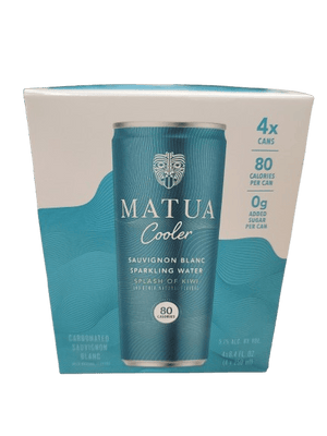 MATUA COOLER SAUVIGNON SPARKLING WATER 4PK