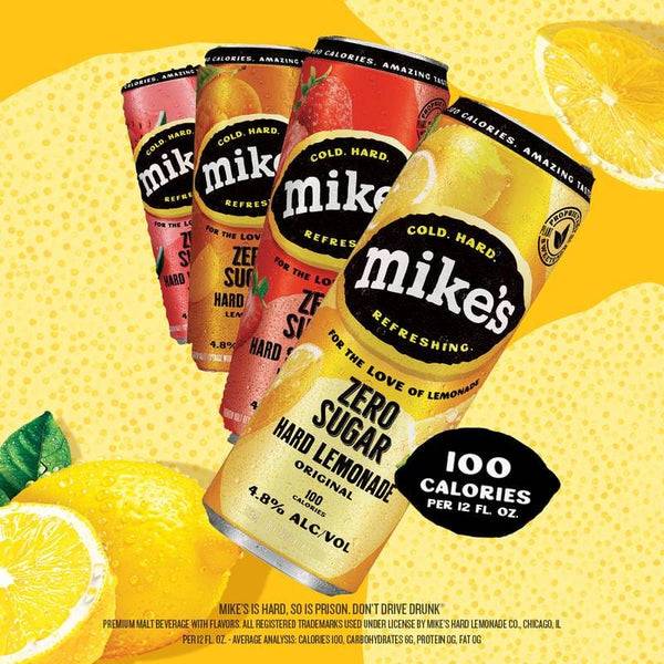 MIKE'S LEMONADE ZERO SUGAR VARIETY 12PK CAN