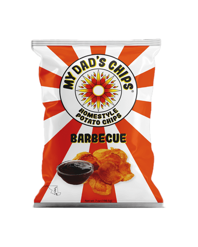 MY DAD'S CHIPS BARBECUE 7OZ