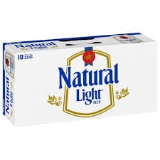 NATURAL LIGHT 18PK 12OZ CAN