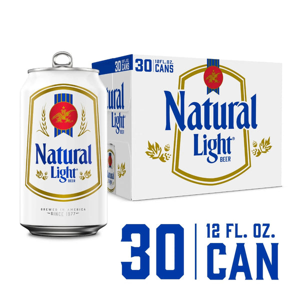 NATURAL LIGHT 30PK 12OZ CAN