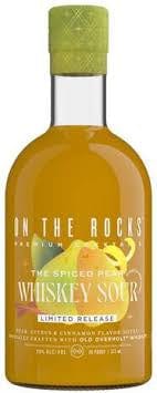 ON THE ROCKS SPICED PEAR WHISKEY SOUR 375ML