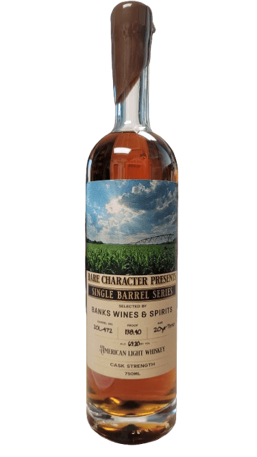 RARE CHARACTER BWS SINGLE BARREL AMERICAN LIGHT WHISKEY 750ML