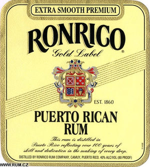 RON RICO RUM GOLD 80 1.75L