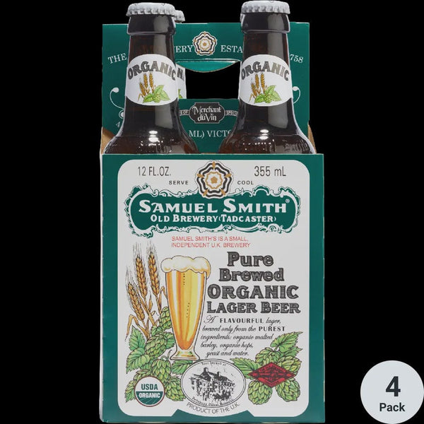 SAM SMITH ORGANIC LAGER 4PK BTLS