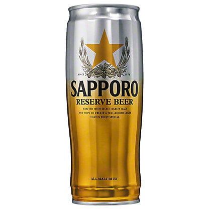 セワポロロ ☆。.:＊・゜ SAPPORO RESERVE 22OZ CAN – Banks Wines & Spirits