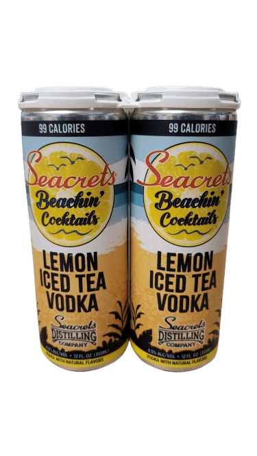 SEACRETS LEMON ICED TEA VODKA RTD 4PK