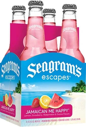 SEAGRAMS JAMAICAN ME HAPPY 4PK BTL