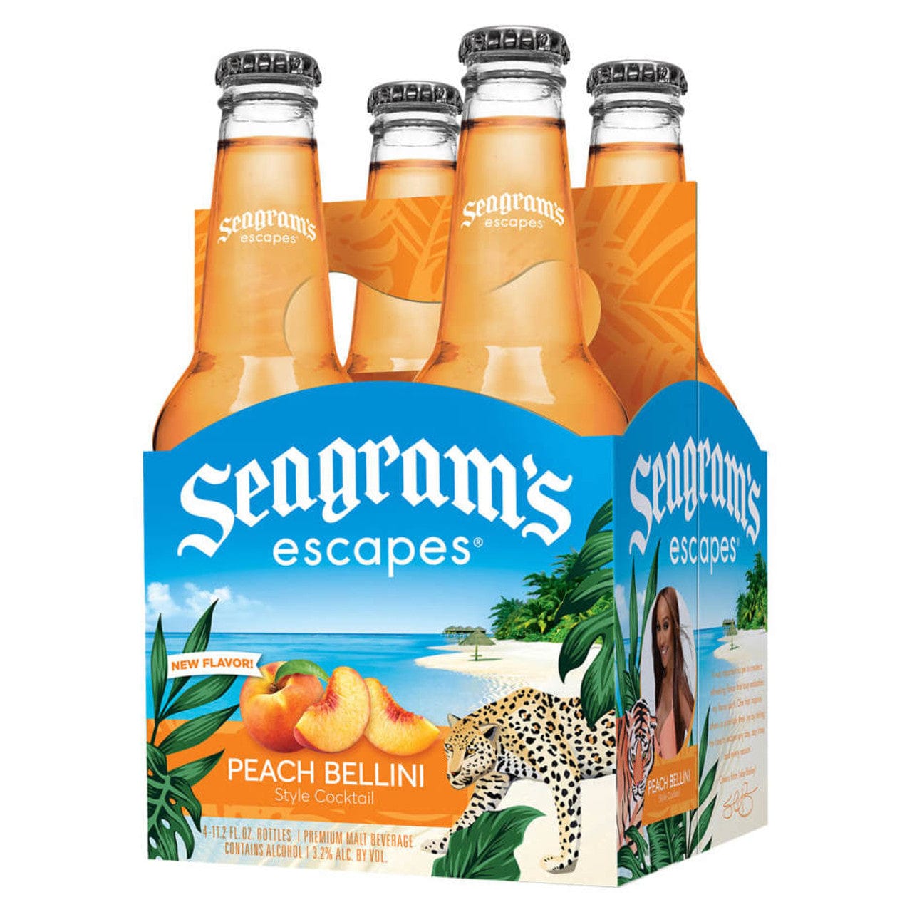 SEAGRAMS PEACH BELLINI 4PK BTL – Banks Wines & Spirits