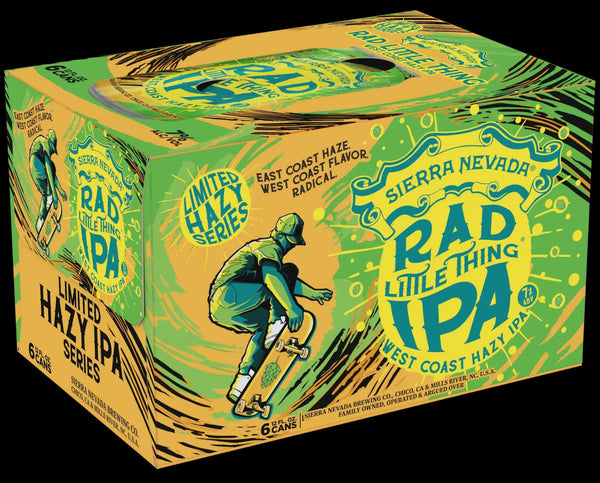 SIERRA NEVADA RAD LITTLE THING WEST COAST HAZY IPA 6 PK CANS