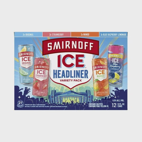 SMIRNOFF HEADLINER VARIETY 2PK CAN