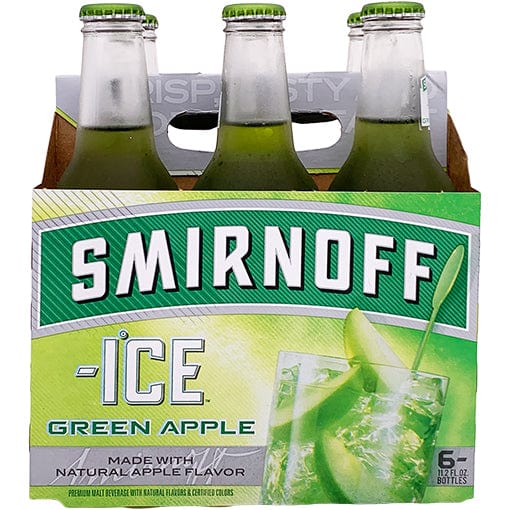 SMIRNOFF ICE GREEN APPLE 6PK