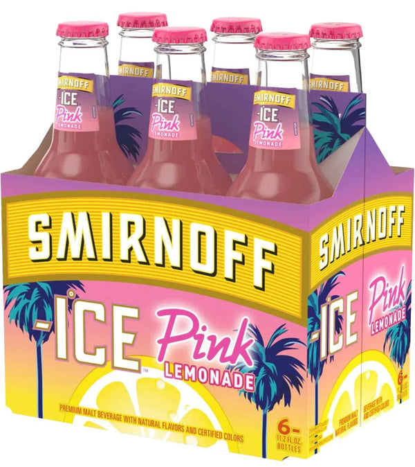 SMIRNOFF ICE PINK LEMONADE 6PK