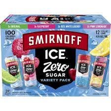 SMIRNOFF ICE ZERO 12PK