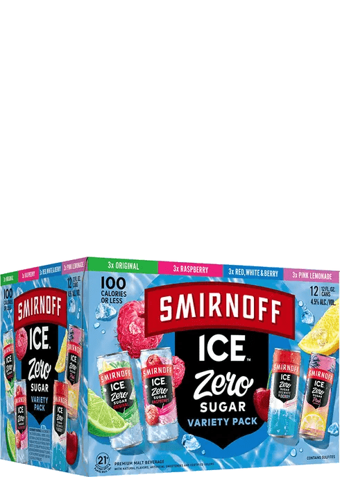 SMIRNOFF ICE ZERO 12PK