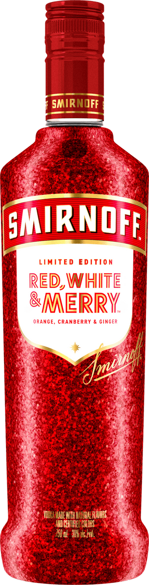 SMIRNOFF RED WHITE & MERRY 750ML