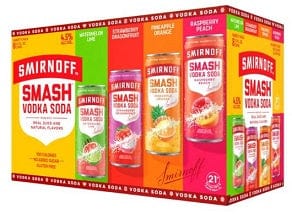 SMIRNOFF SMASH VODKA SODA 8PK