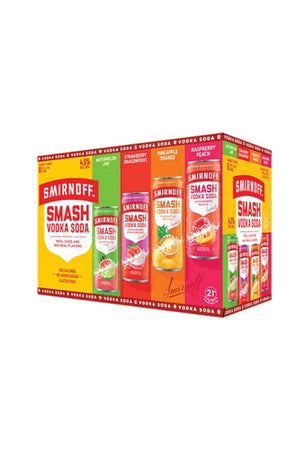 SMIRNOFF SMASH VODKA SODA 8PK C/O