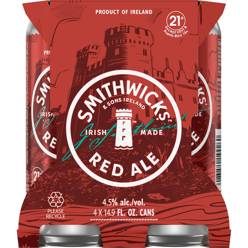 SMITHWICK'S 4PK CAN – Banks Wines & Spirits
