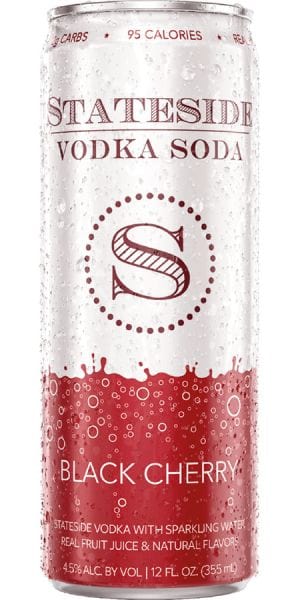 STATESIDE VODKA SODA BLACK CHERRY 4PK