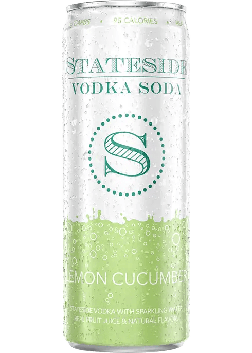 STATESIDE VODKA SODA LEMON CUCUMBER 4PK