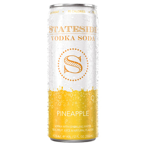 STATESIDE VODKA SODA PINEAPPLE 4PK