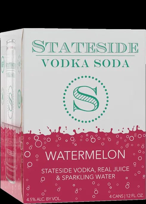 STATESIDE VODKA SODA WATERMELON 4PK