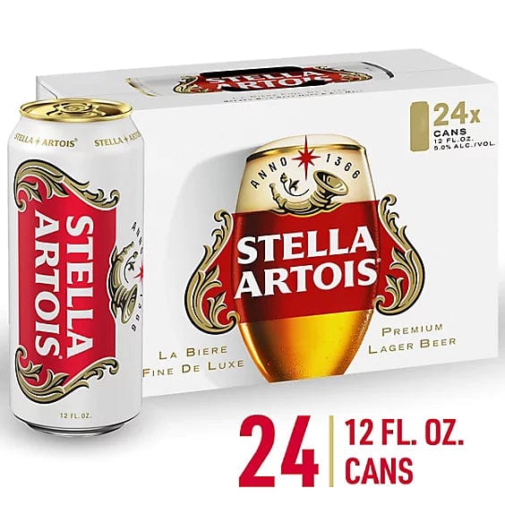 STELLA ARTOIS 24PK CAN