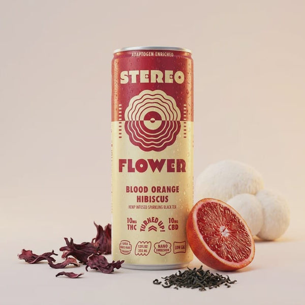 STEREO FLOWER BLOOD ORANGE 10MG 4PK