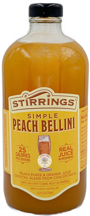 STIRRINGS PEACH BELLINI MIX 750ML