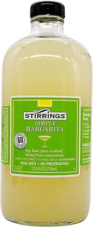 STIRRINGS SIMPLE MARGARITA MIX 750ML