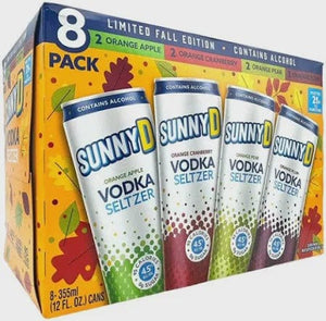 SUNNY D VODKA SELTZER FALL VARIETY 8PK