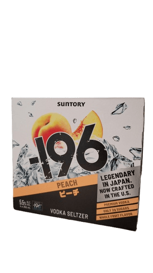 SUNTORY -196 PEACH SELTZER 4PK