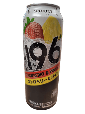 SUNTORY -196 STRAWBERRY PINEAPPLE SELTZER 24OZ