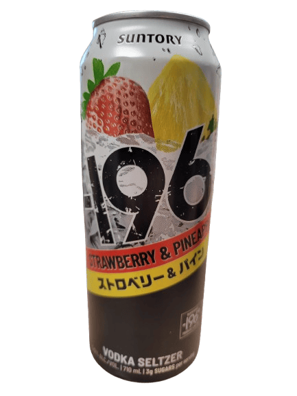 SUNTORY -196 STRAWBERRY PINEAPPLE SELTZER 24OZ