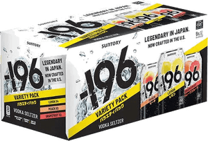 SUNTORY -196 VODKA SELTZER VARIETY 8PK