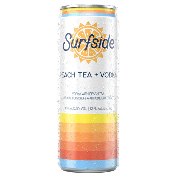 SURFSIDE RTD PEACH TEA & VODKA 4PK