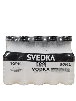 SVEDKA VODKA 100 50ML 10PK