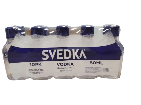 SVEDKA VODKA 50ML 10PK