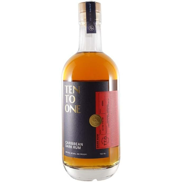 TEN TO ONE CARIBBEAN DARK RUM 750ML