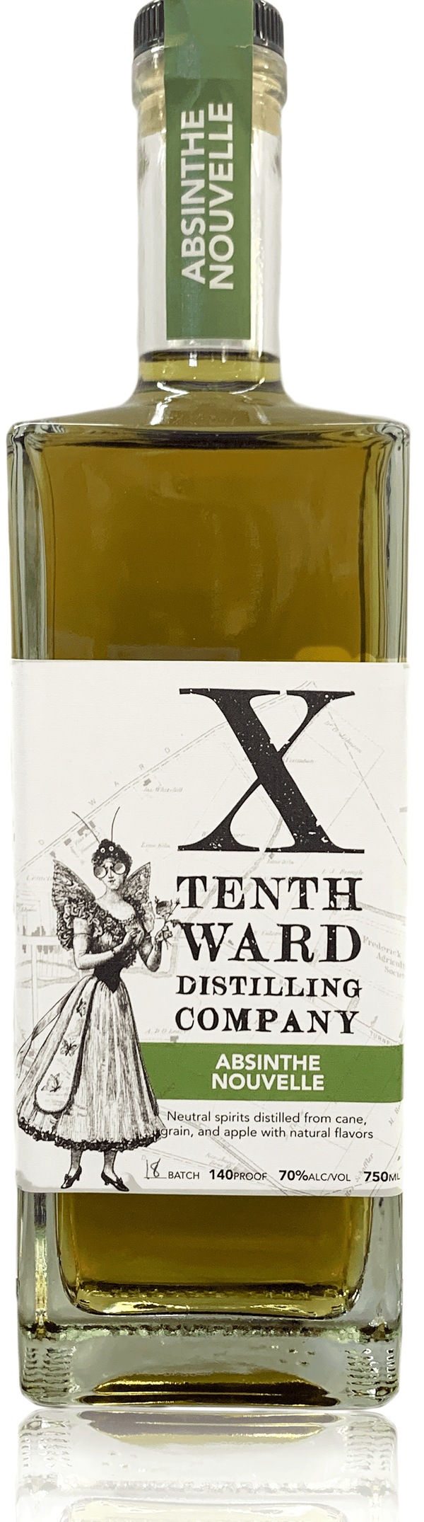 TENTH WARD DISTILLING ABSINTHE 750ML