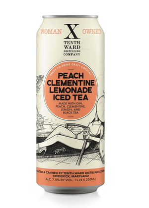 TENTH WARD PEACH CLEMENTINE LEMONADE ICED TEA 4PK