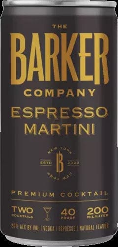 THE  BARKER COMPANY ESPRESSO MARTINI 4PK