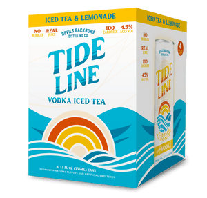 TIDE LINE VODKA TEA HALF & HALF 4PK
