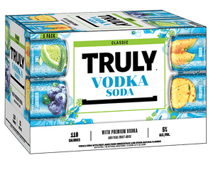 TRULY VODKA SODA  CLASSIC VARIETY 8PK