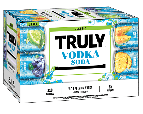 TRULY VODKA SODA  CLASSIC VARIETY 8PK