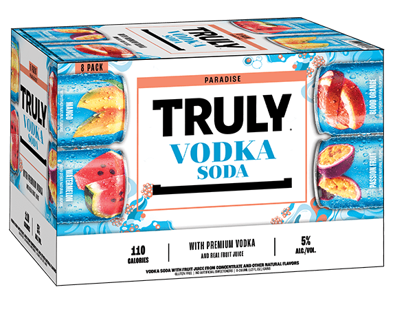 TRULY VODKA SODA PARADISE VARIETY 8PK