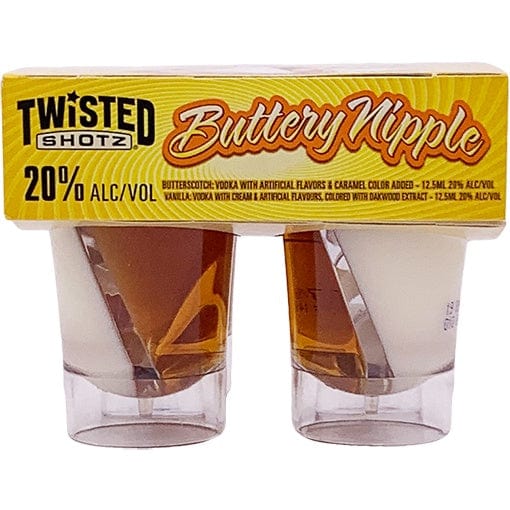 TWISTED SHOTZ BUTTERY NIPPLE 4PK