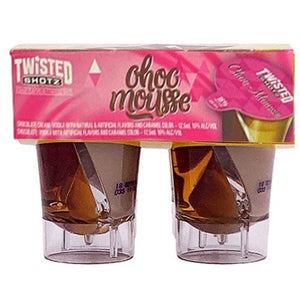 TWISTED SHOTZ CHOC MOUSSE 4PK