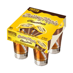 TWISTED SHOTZ CHOCOLATE BUTTERY NIPPLE 4PK